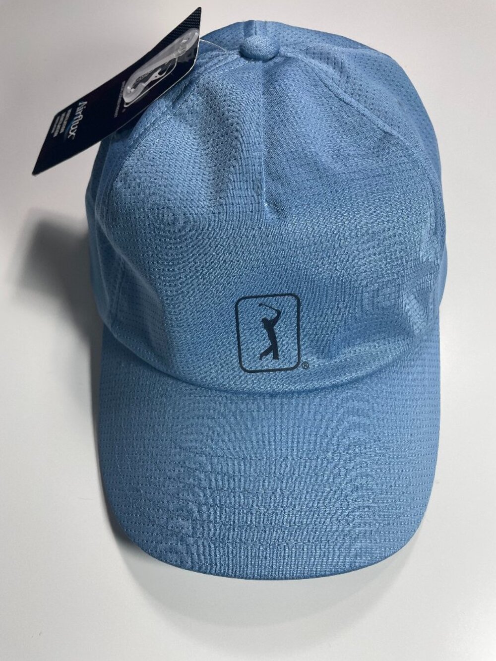 PGA Tour Airflux Light Blue Golf Cap NWT One Size Ventilated